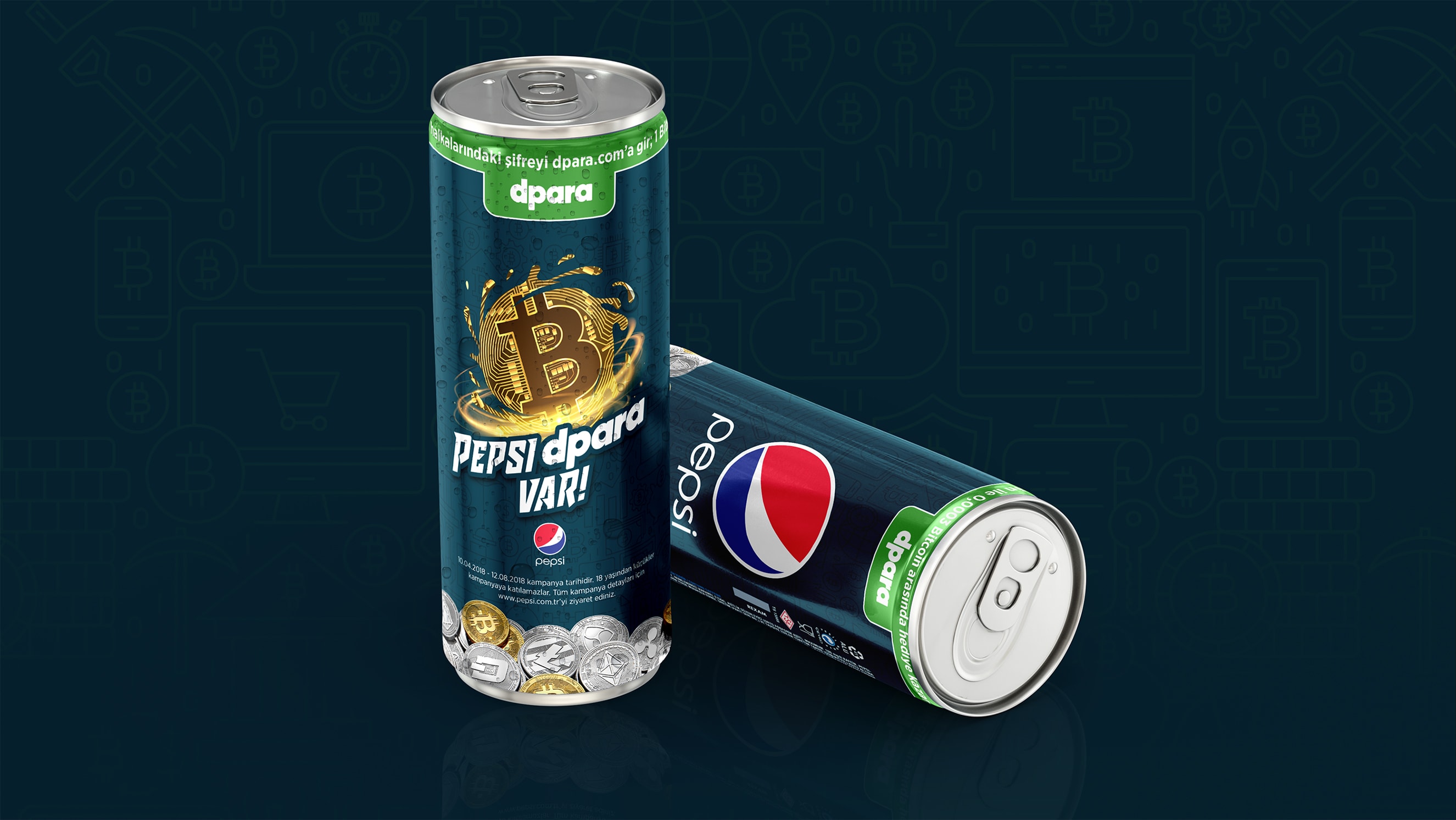 Pepsi Max ve Pepsi Diet için özel tasarım uyarlamaları!